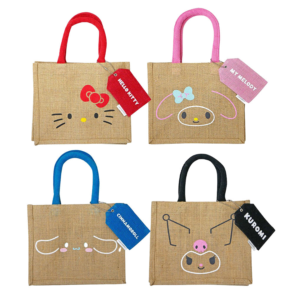 Eco-Chic Sanrio Jute Handbag: Adorable, Durable & Eco-Friendly