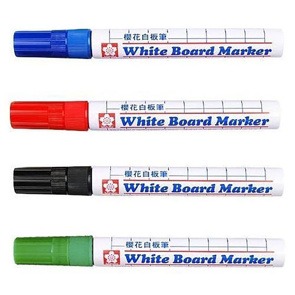 SAKURA XLWBK Whiteboard Pen Black Blue Green Red Japanese Stationery