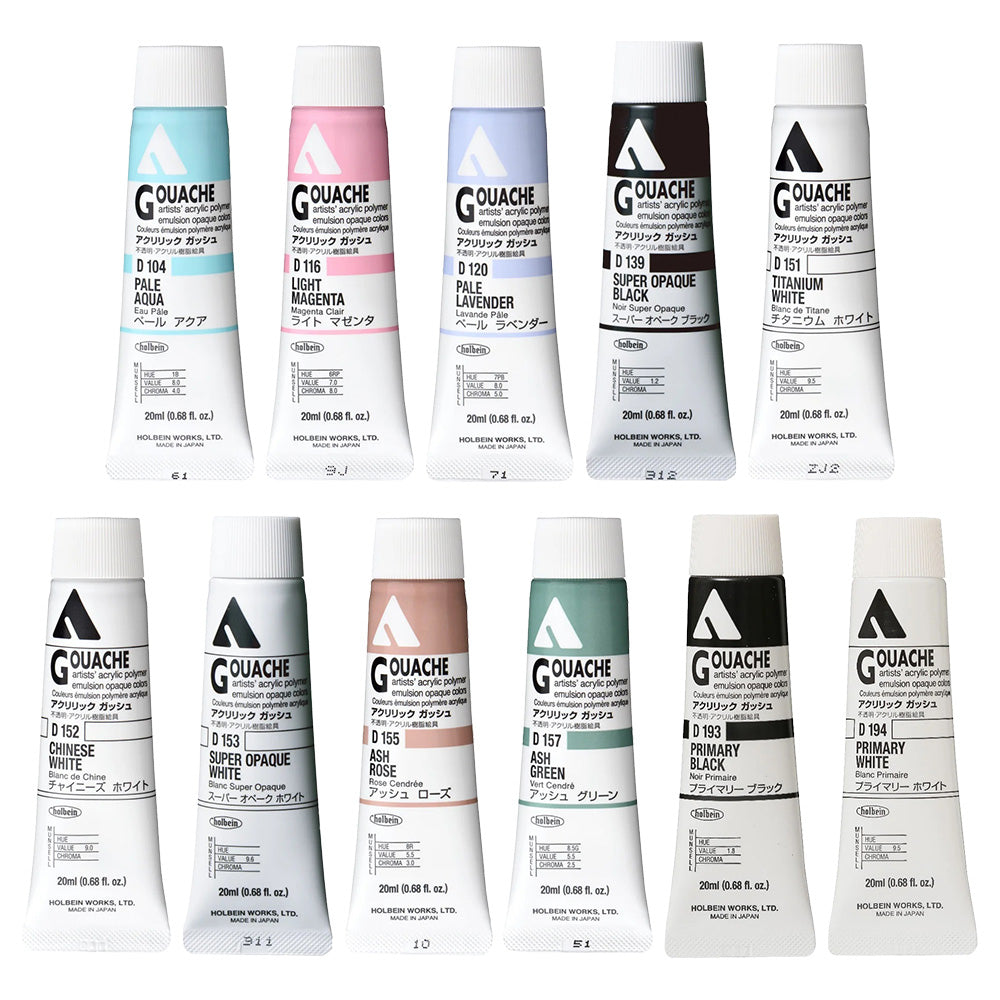 Holbein Pro Acrylic Gouache: Fast-Drying, High-Performance Paint