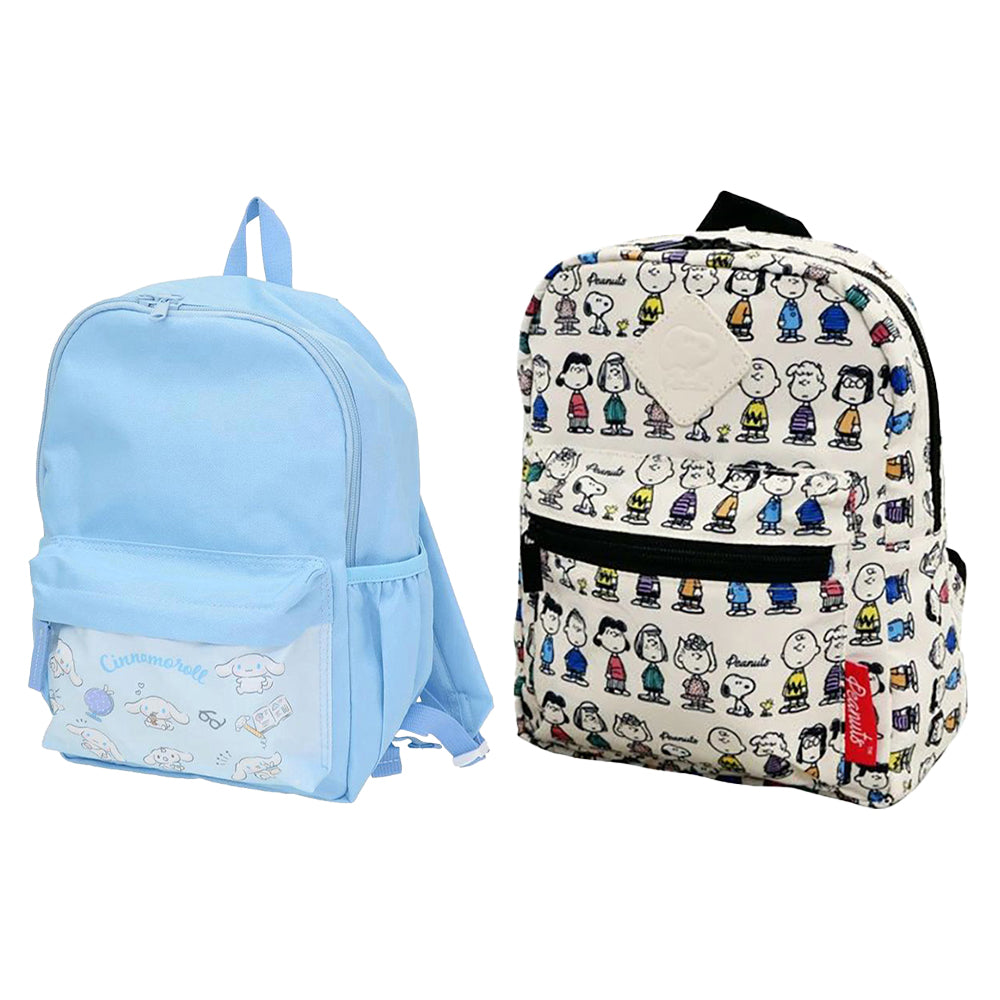 Sanrio Cinnamoroll & Snoopy Kids Backpack: Cute, Comfy, Durable