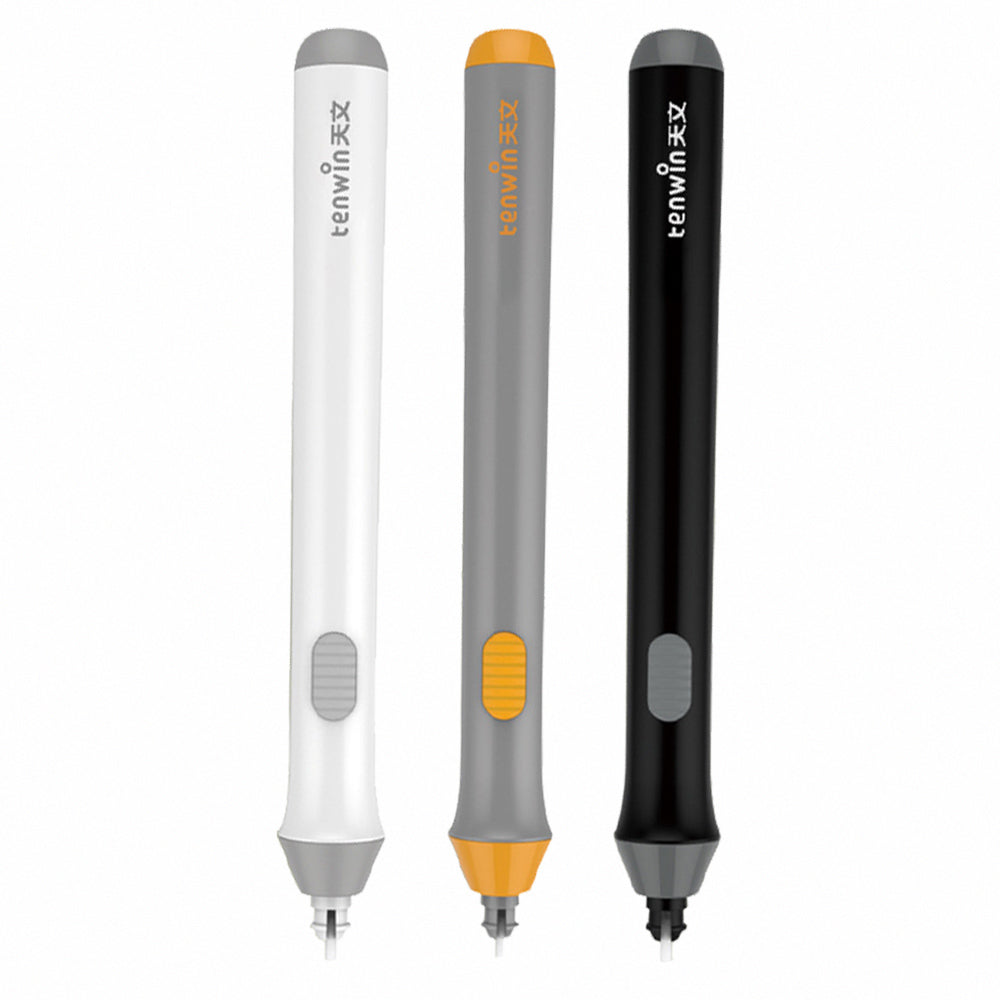 TENWIN Electric Rotary Eraser for Art Sketch, White, Gray and Black Tricolor, Drawing and Sketching Student Homework NP-040004 - CHL-STORE 