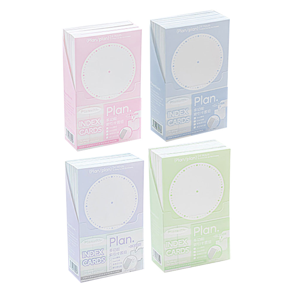 Planwith Useful Index Tab Set – Tear-Off Cards with Sticky Tabs for Study & Planning