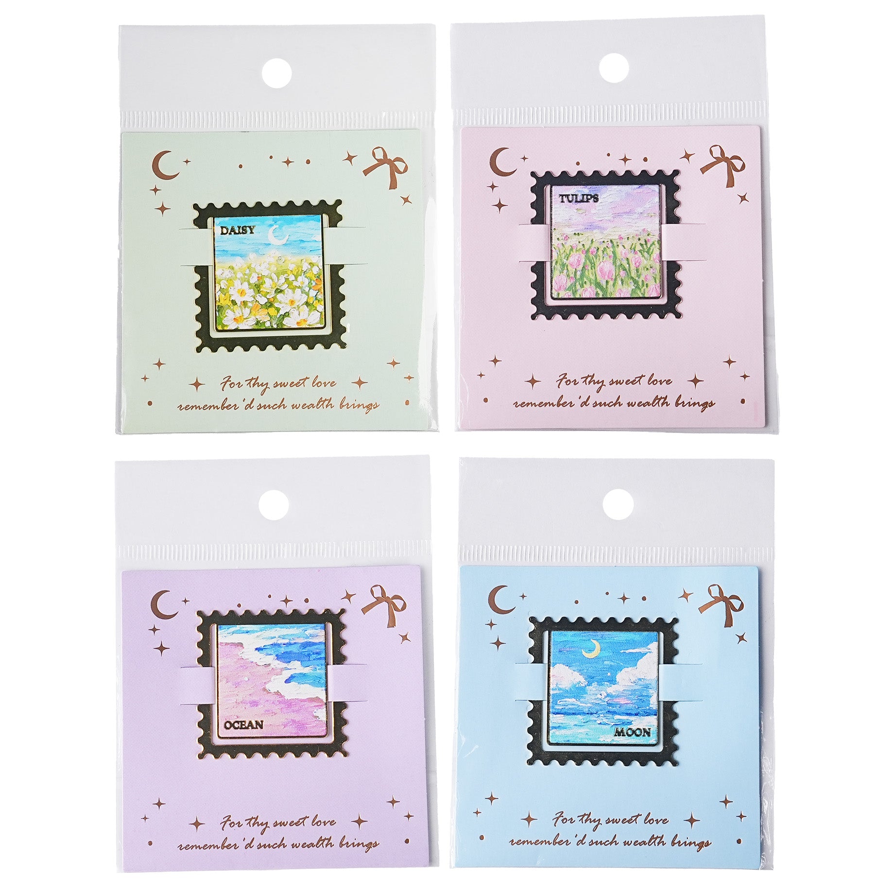 Romantic Retro Brass Bookmark - Lover's Dream Collection
