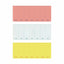 Hightide Penco Weekly Calendário Notas pegajosas do escritório de aprendizado amarelo Sta-cn170-ye