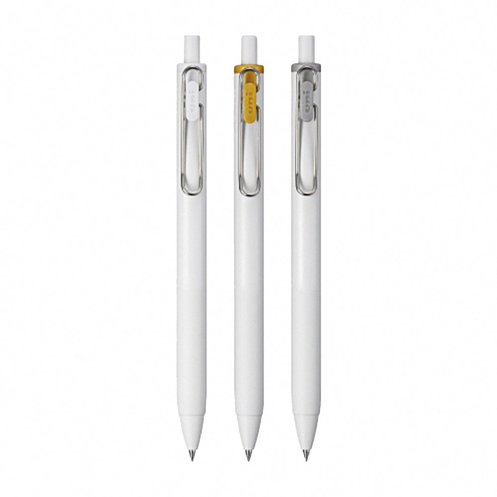 UNI UNI-ONE-ONE CITY POPシリーズリミテッドカラー0.38mm 0.5mmホワイトシャフトジェルペン3カラーセット