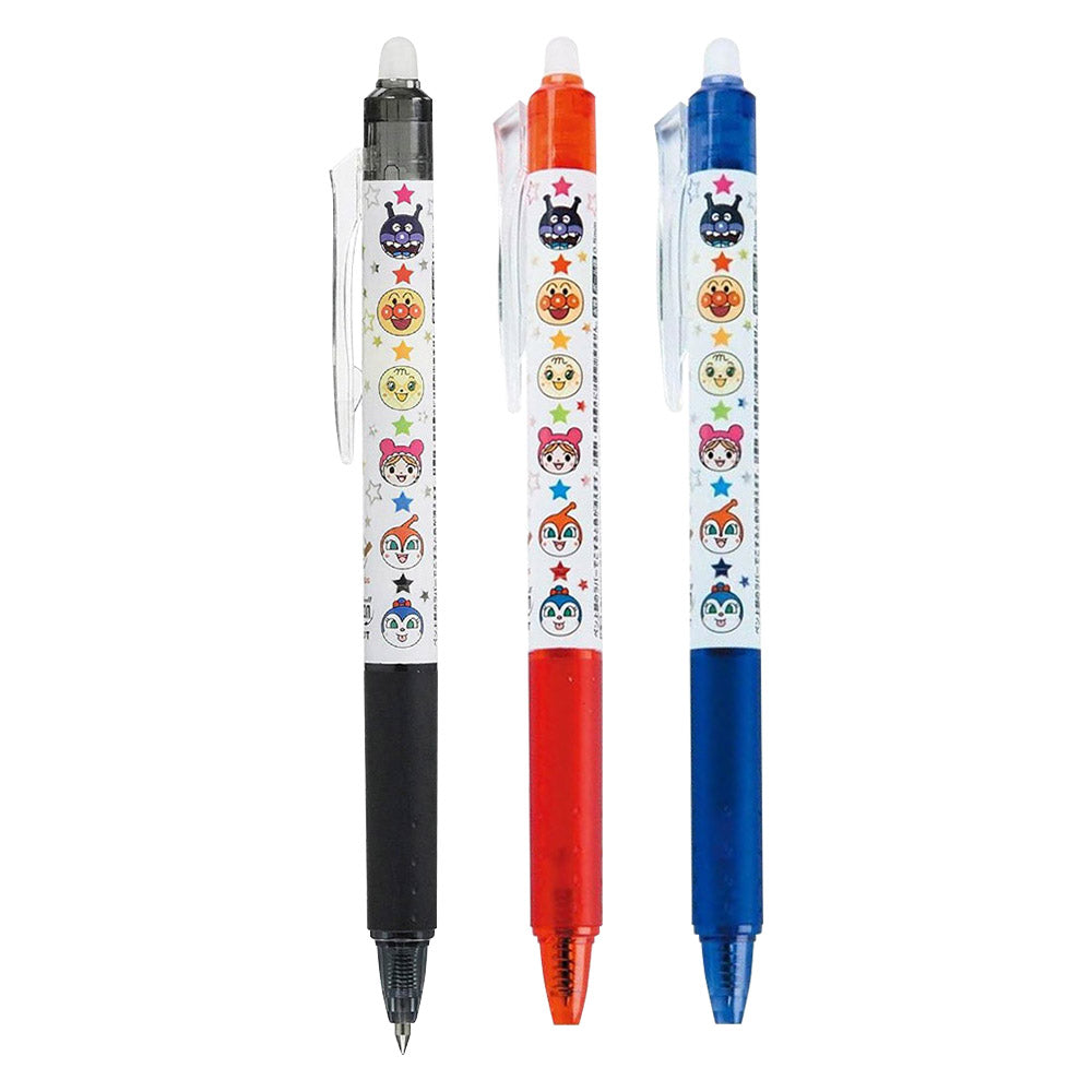 Sun-Star 2070010a anpanman ลบปากกา 0.5 มม. ปากกาเจลสีดำขูด