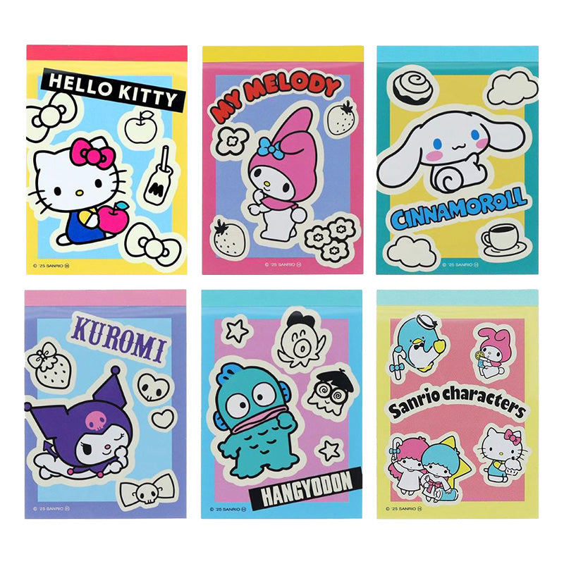 Sanrio popular characters MEMO character collection Little twin stars Hello Kitty Pom Pom Purin Take it with you Note paper