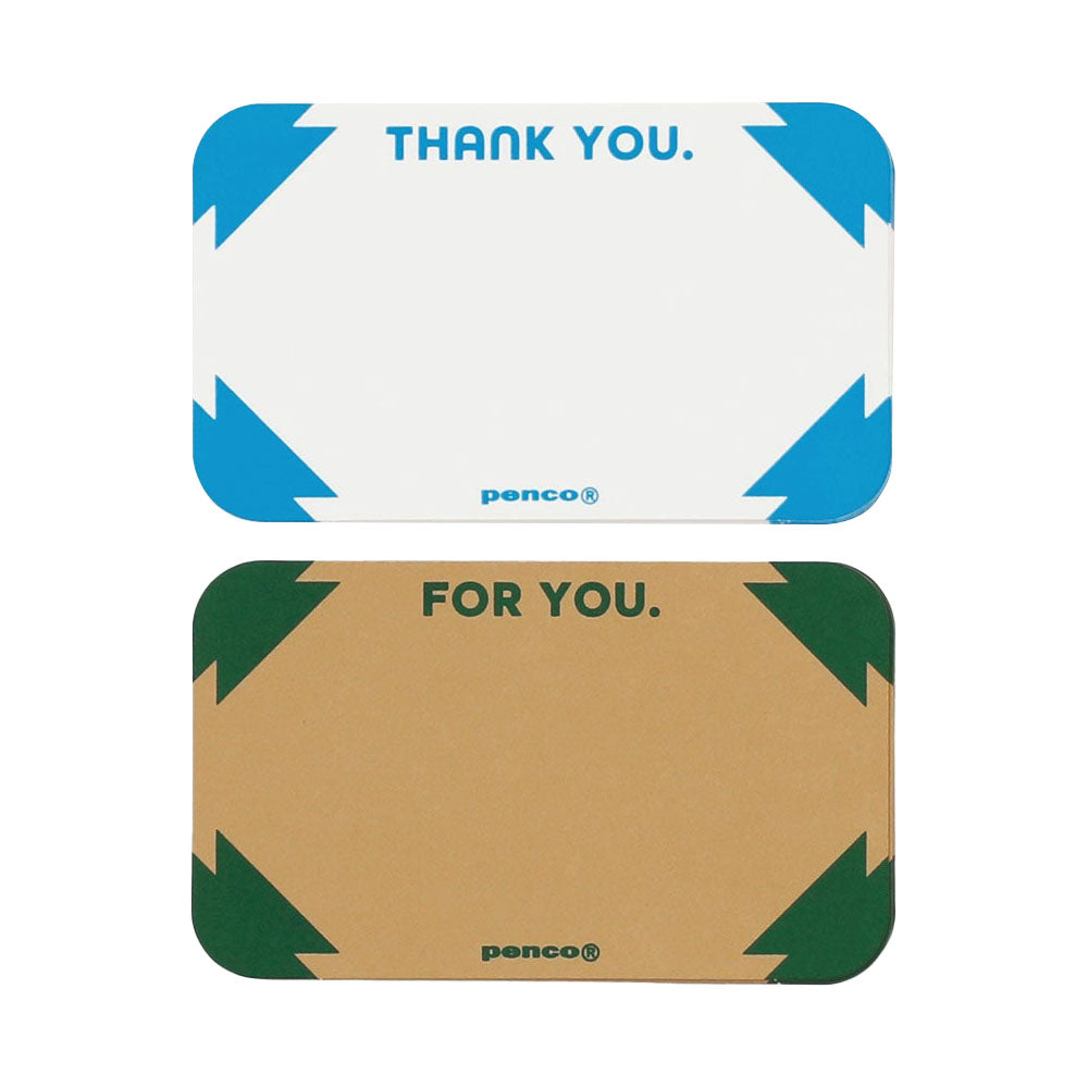 HIGHTIDE PENCO Message Cards – Mini Thank You & Greeting Cards, Gift Notes, Japanese Stationery