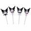 SKATER Kuromi Bento Decoration Sanrio Food Cooking Bento Decoration Fruit Fork Cute Decoration Set of 4