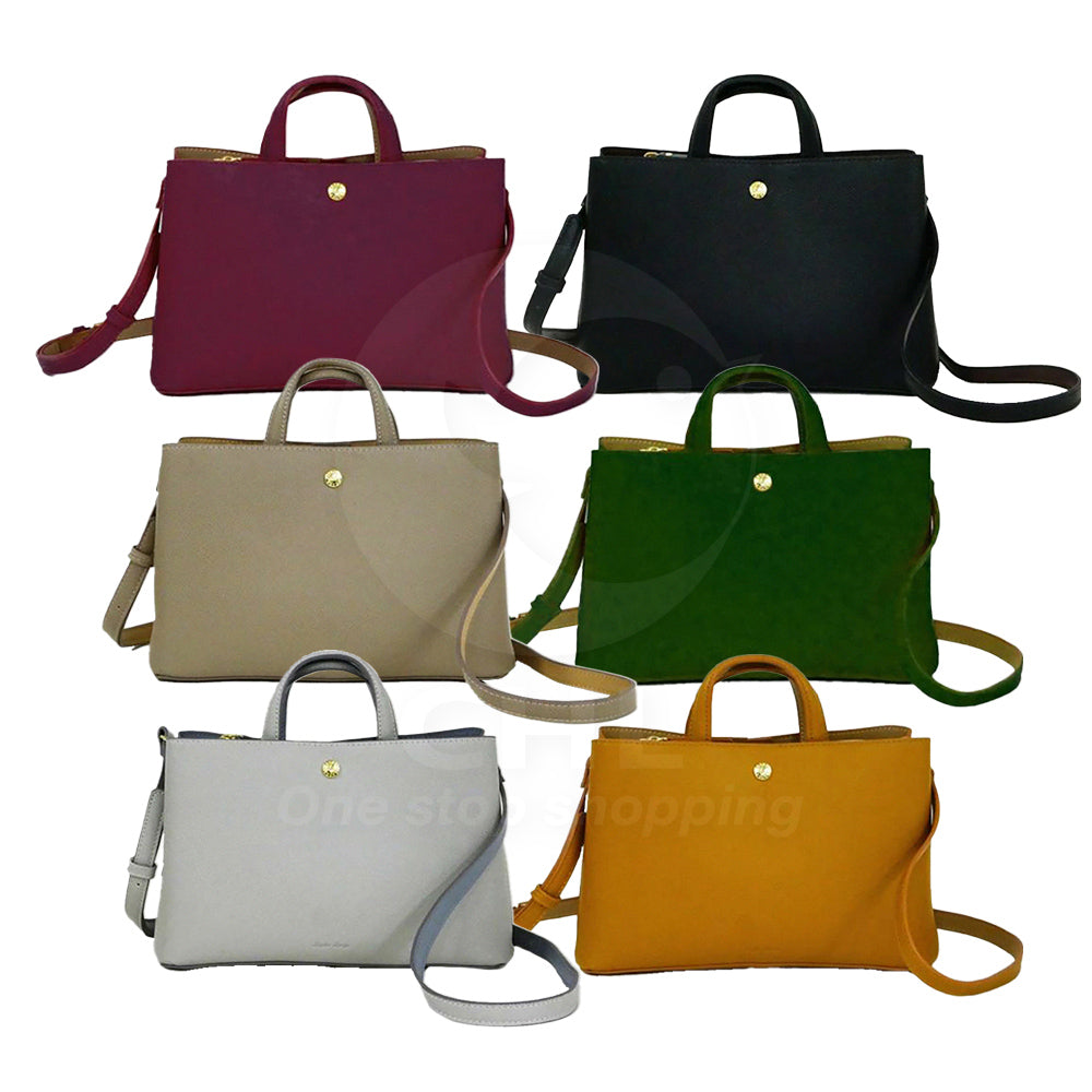 Chic Parisian Multifunctional Leather Crossbody Bag