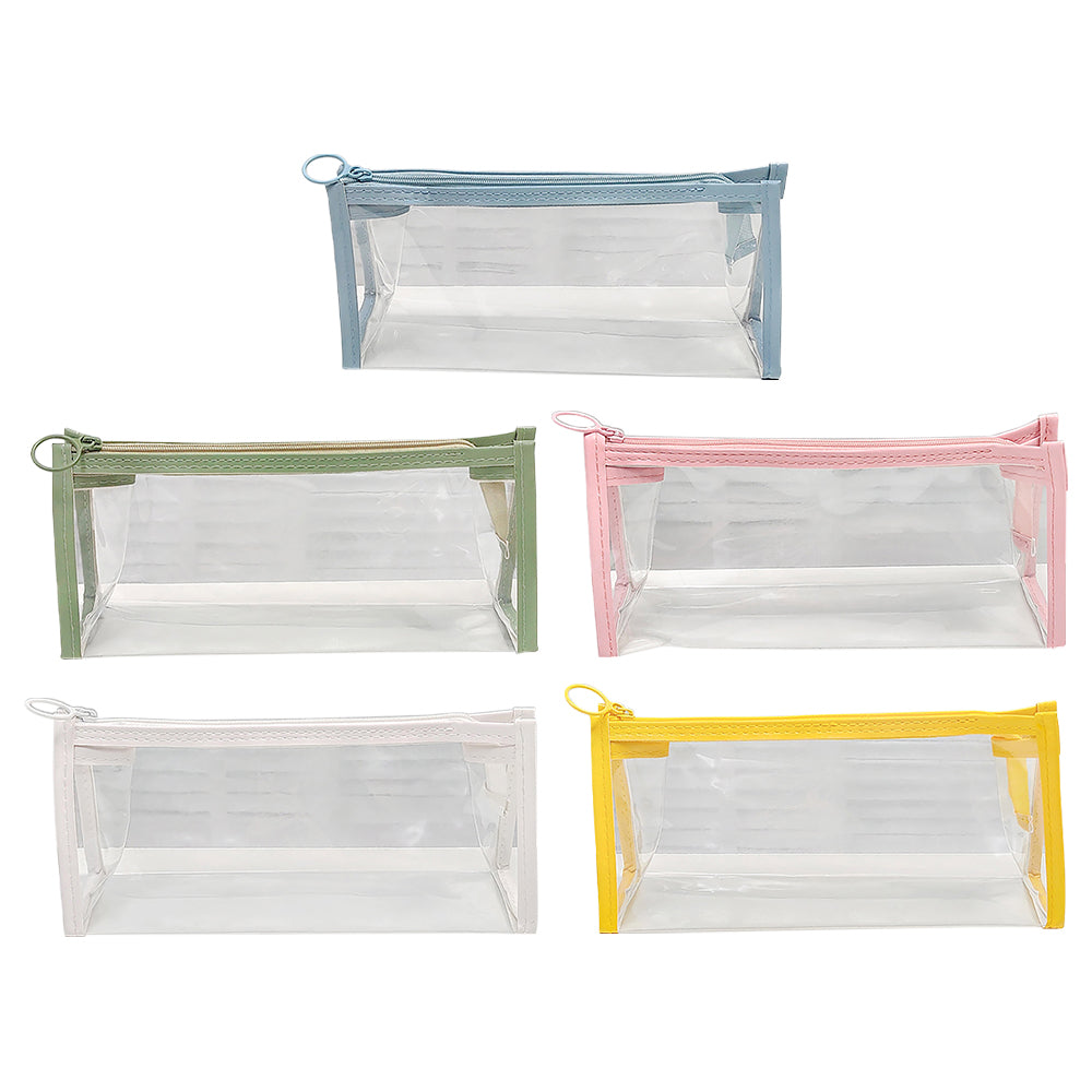 Girly Chic Transparent Multi-Use Storage Bag with Zipper