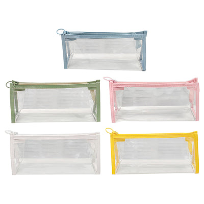 Girly Chic Transparent Multi-Use Storage Bag with Zipper