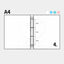 A4 Matte Binder Organizer - Durable, Fresh, Professional Design