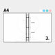 A4 Matte Binder Organizer - Durable, Fresh, Professional Design