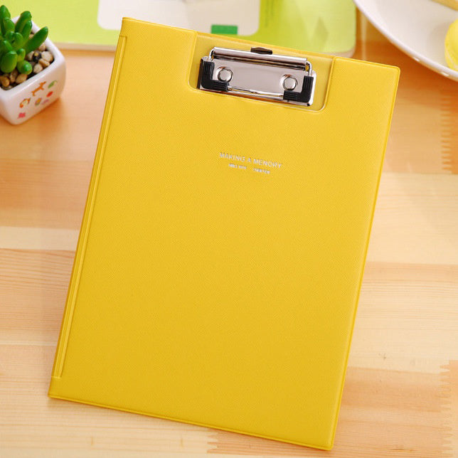 Folder Archive Document Label Candy Color A5 A4 Backing Holder Metal Storage Student Office School Stationery NP-070042 NP-070043 - CHL-STORE 