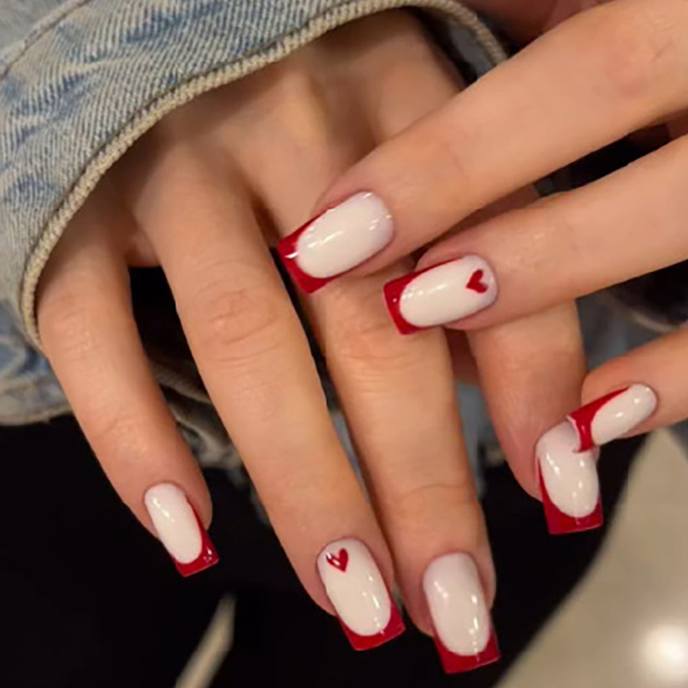 French European and American style removable nail art pieces 24 pieces/box nail stickers fingertips elegant free matching