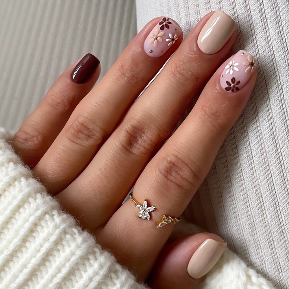 French European and American style removable nail art pieces 24 pieces/box nail stickers fingertips elegant free matching