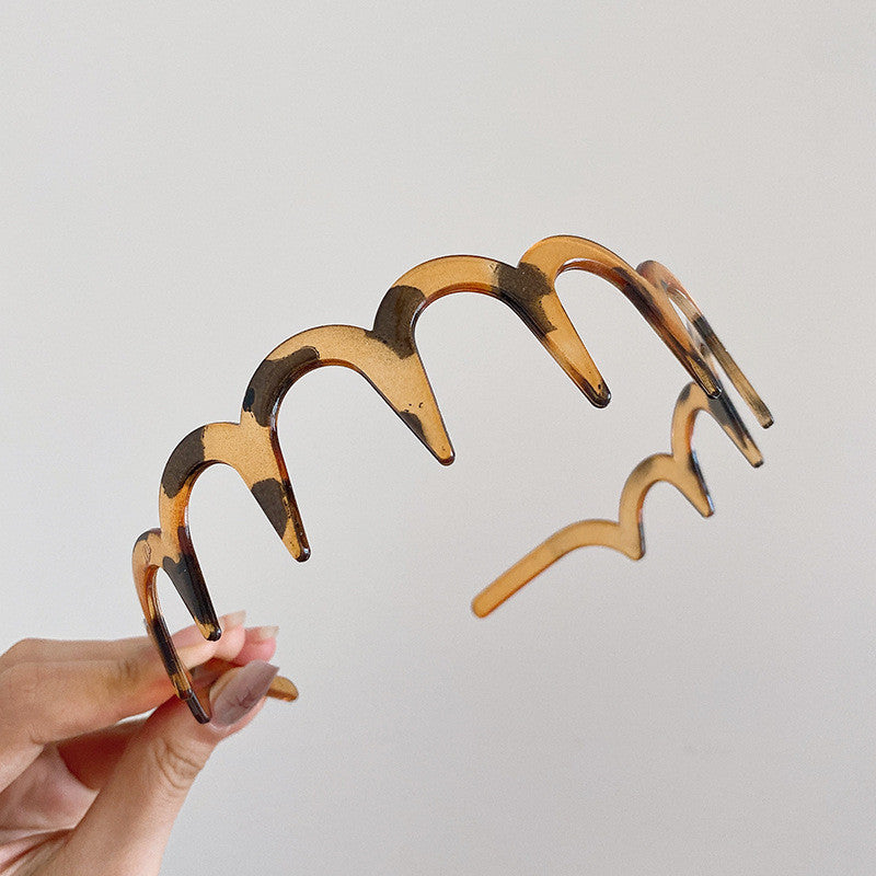 Korean style toothed wavy hairband