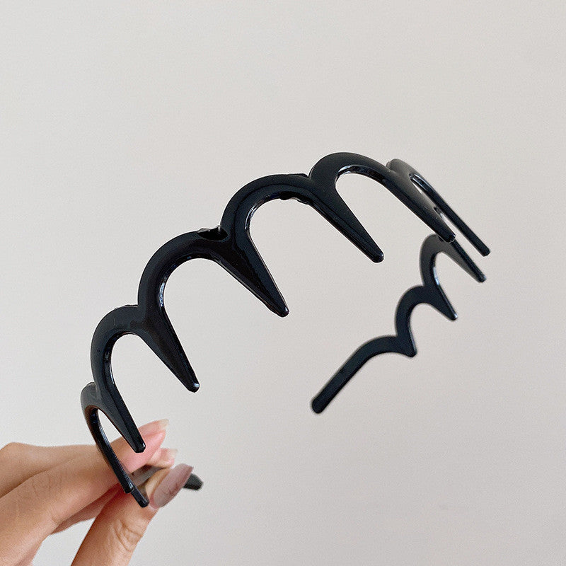 Korean style toothed wavy hairband