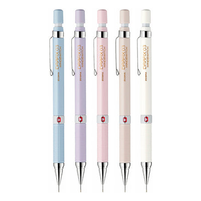 ZEBRA DRAFIX MINDSWITCH 0.3 / 0.5 mm shaft 8 patterns, mood-changing mechanical pencil