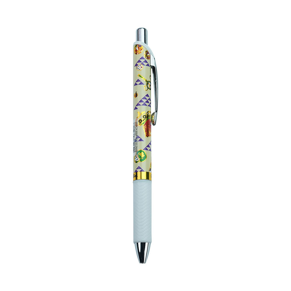 PENTEL Energel Yuzen 2: Vibrant Eco-Friendly Gel Pen with Japanese Art Design