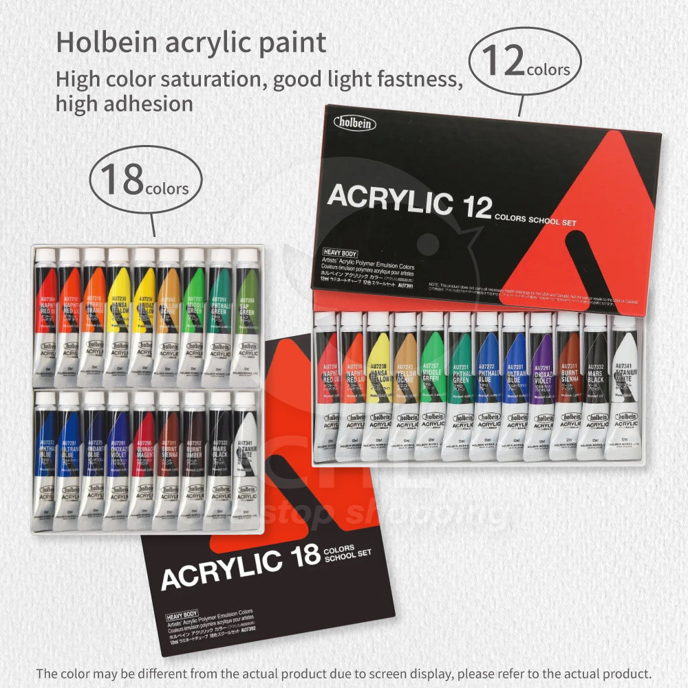 Holbein Pro Acrylic Paints: Vibrant, Durable, Professional Quality