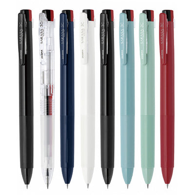 ZEBRA SARASA CLIP 3C 0.4 0.5 mm 3-color gel pen ballpoint pen Japanese textured stationery
