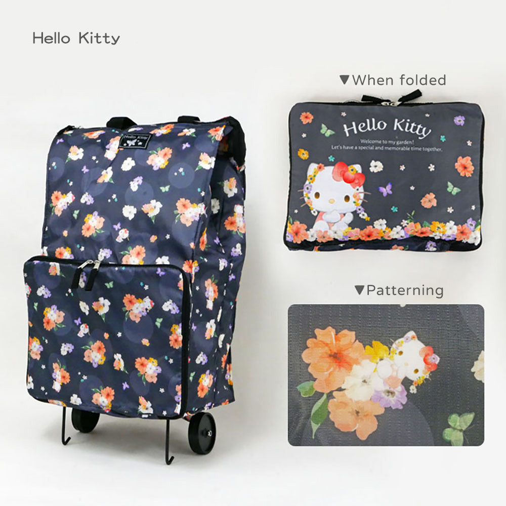 hello kitty backpack trolley Foldable Sanrio Trolley Bag: Cute, Eco-Friendly & Refrigerated – CHL-STORE