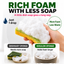 Japanese Antibacterial Ultra-Foam Dish Sponge Duo