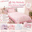 Sanrio Sanrio ruffled duvet cover 3-piece set Kuromi My Melody Cinnamoroll bed cover bed cover warm and cute room decoration bedroom