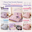 Sanrio Sanrio ruffled duvet cover 3-piece set Kuromi My Melody Cinnamoroll bed cover bed cover warm and cute room decoration bedroom