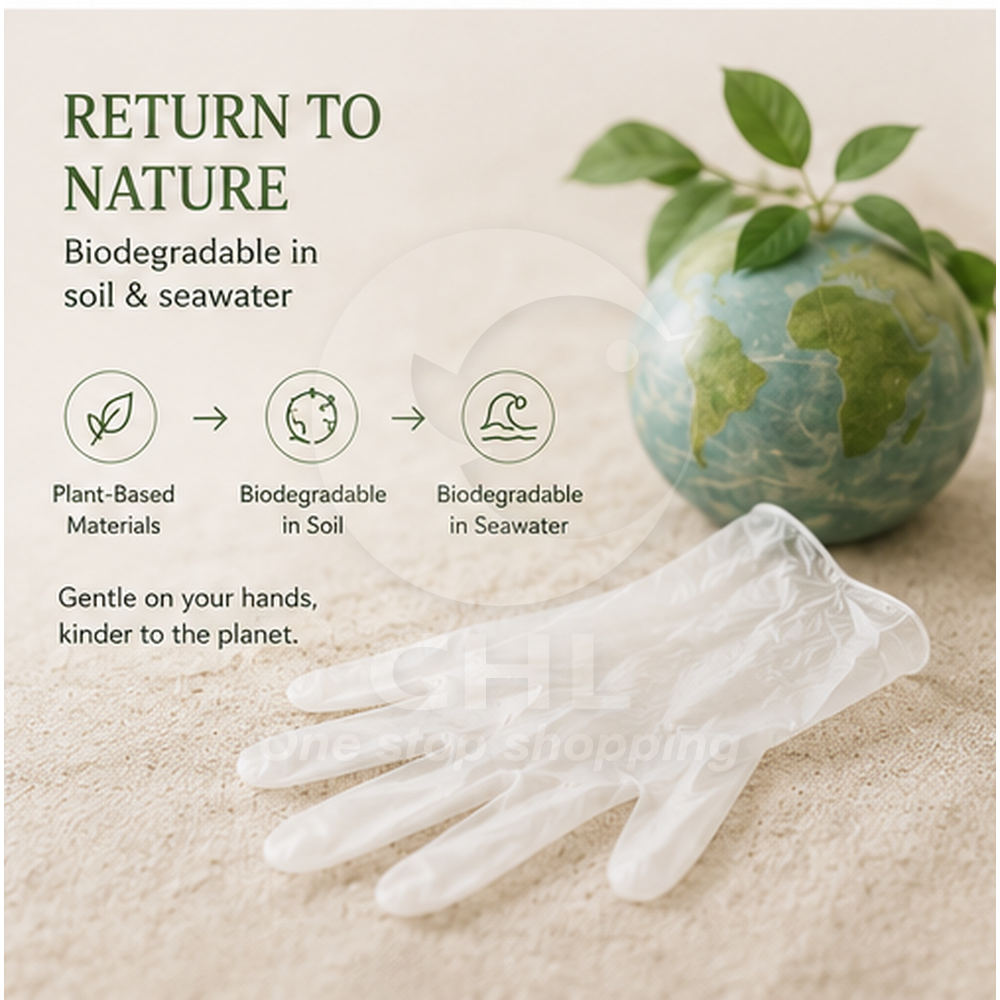 Japan ST Biodegradable Ultra-thin Gloves 14pcs Environmentally friendly Fertilizable Naturally degradable Biodegradable