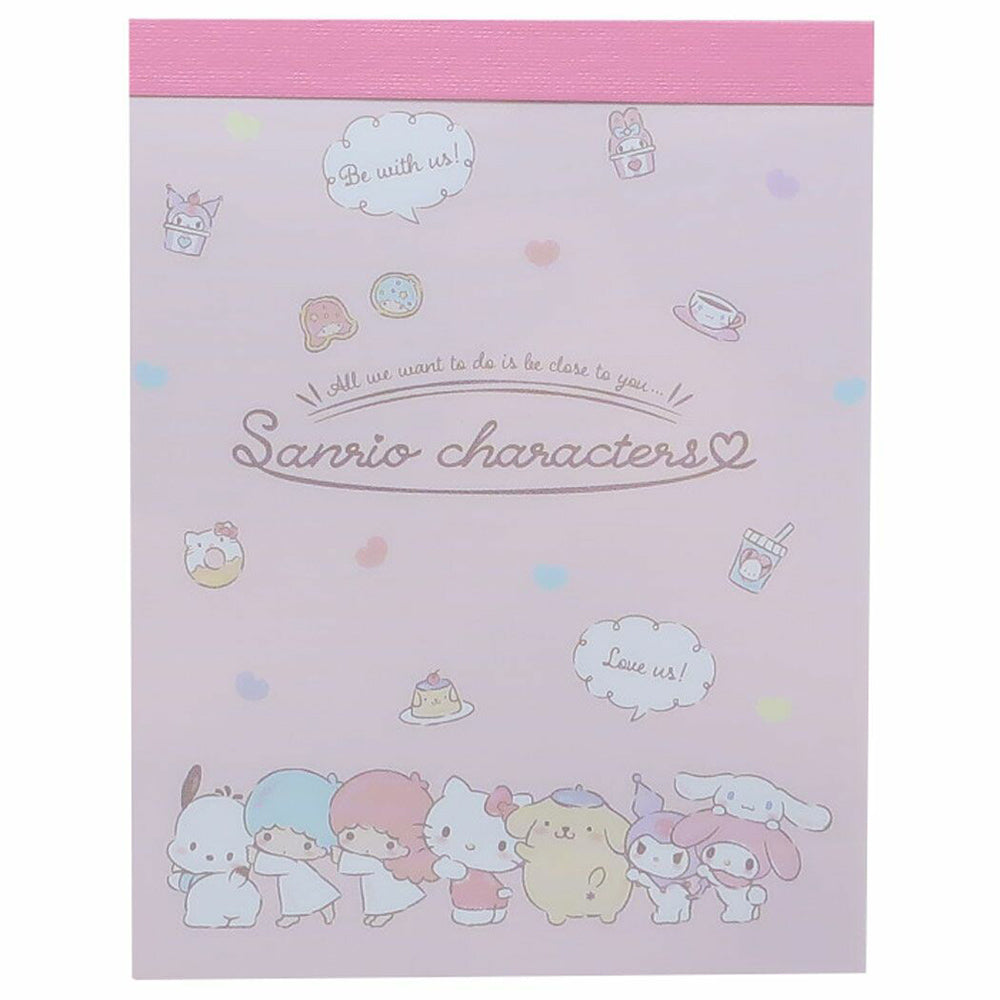 Sanrio popular characters MEMO character collection Little twin stars Hello Kitty Pom Pom Purin Take it with you Note paper