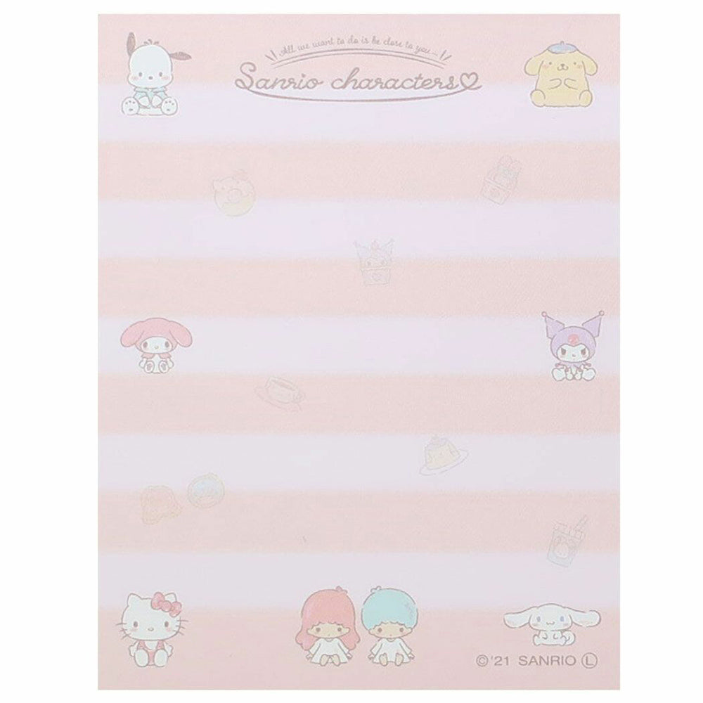 Sanrio popular characters MEMO character collection Little twin stars Hello Kitty Pom Pom Purin Take it with you Note paper