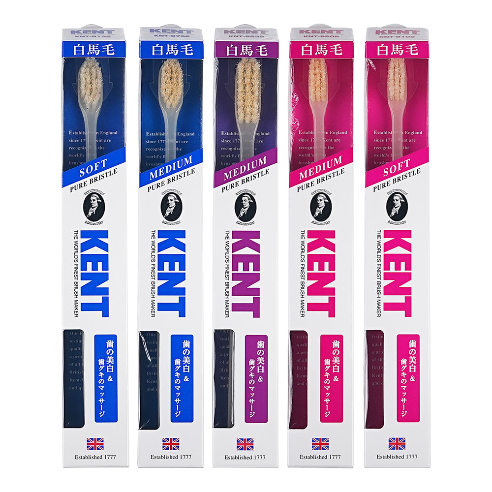 RoyalCare Natural Horse Bristle Toothbrush by KENT