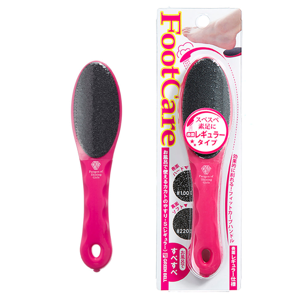 Peashine BEAUTY FOOT / GREEN BELL Pedicure Foot Care Heel Exfoliation Beige Pink Blue Heel File for Soles and Feet