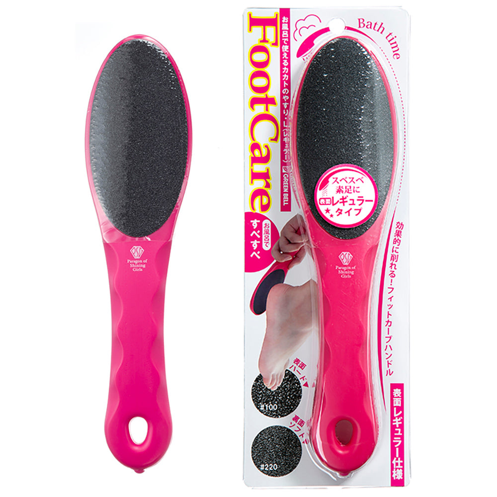 Peashine BEAUTY FOOT / GREEN BELL Pedicure Foot Care Heel Exfoliation Beige Pink Blue Heel File for Soles and Feet