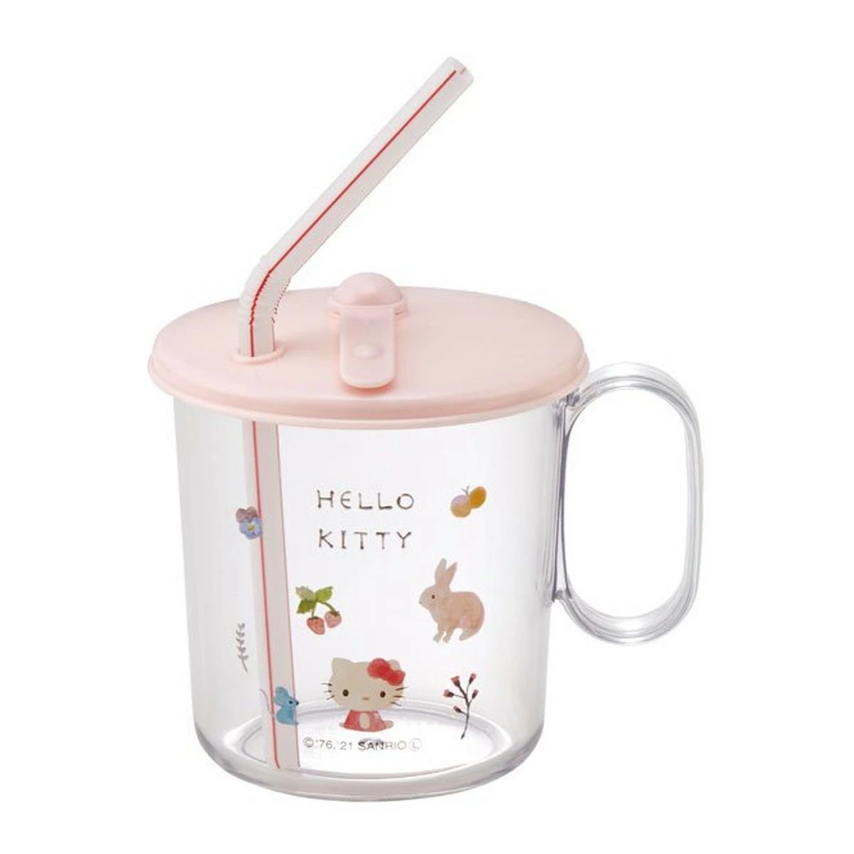 Skater Antibacterial Straw Cup Hello Kitty Sanrio