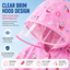 Skater Cinnamoroll Starry Sky Kid's Raincoat with Safety Features