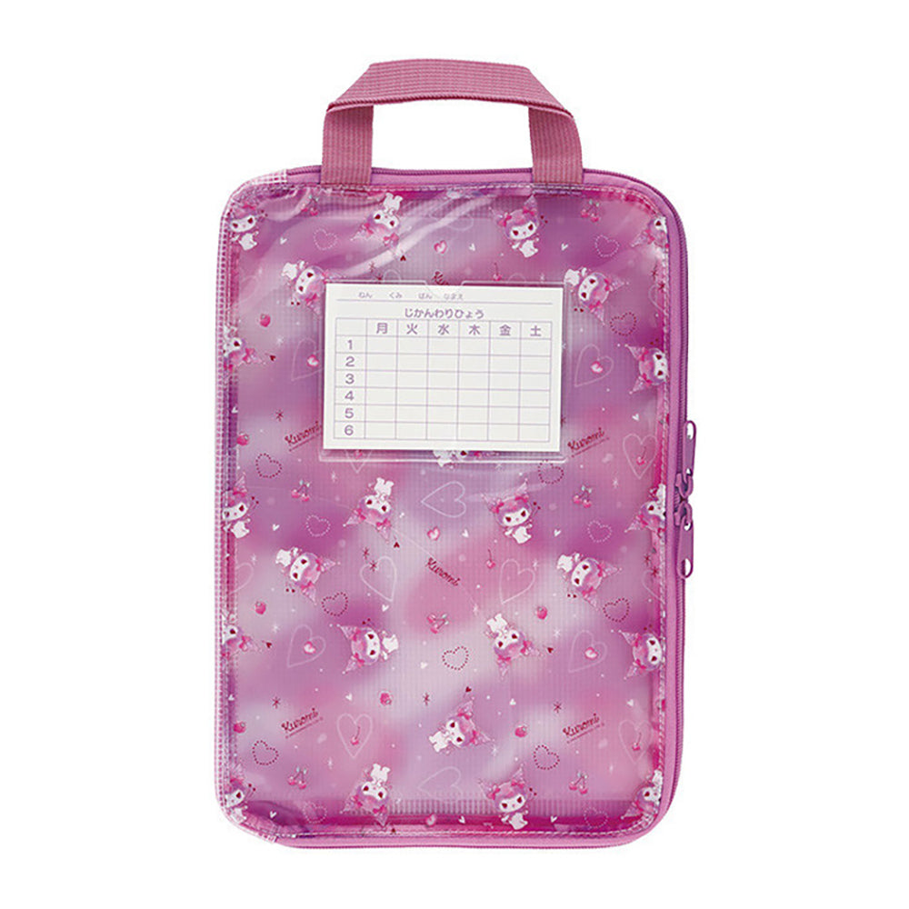 A4 Princess School Zipper Bag – Student Document Organizer