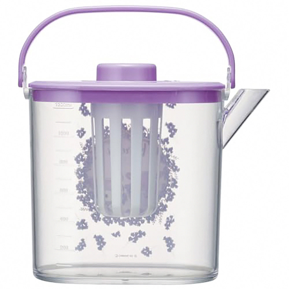 ChillTeapot: Versatile 1200ml Fridge-Ready Tea Brewer