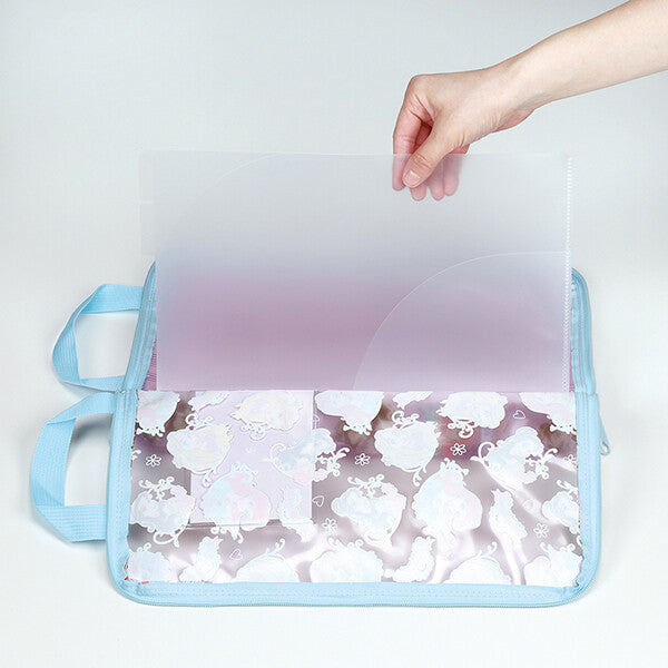 A4 Princess School Zipper Bag – Student Document Organizer