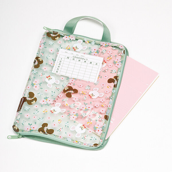 A4 Princess School Zipper Bag – Student Document Organizer