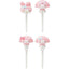 SKATER Kuromi Bento Decoration Sanrio Food Cooking Bento Decoration Fruit Fork Cute Decoration Set of 4