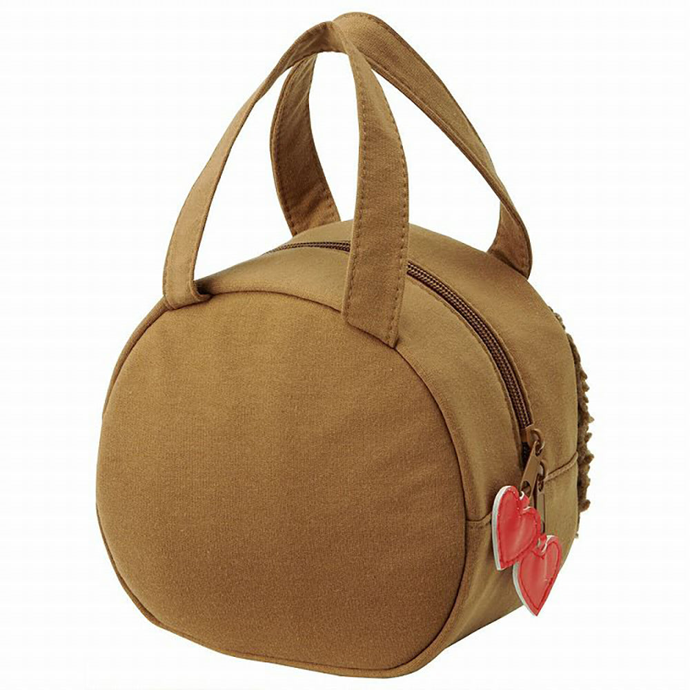 Monchhichi backpack, super soft to the touch, plush texture, character shape, fluffy, cute, light and easy to store, the best choice for gifts