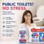 Kobayashi Hygienic Heated Toilet Seat Cleaner - 50 Pack