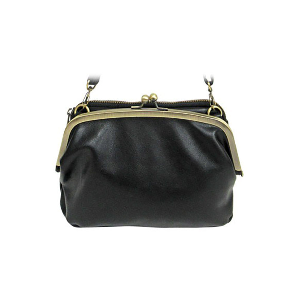 Chic Parisian Multifunctional Leather Crossbody Bag