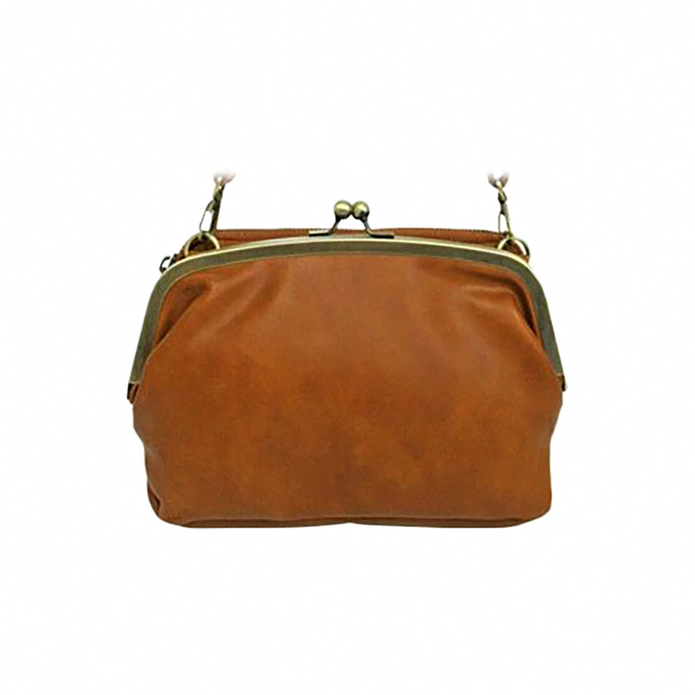 Chic Parisian Multifunctional Leather Crossbody Bag