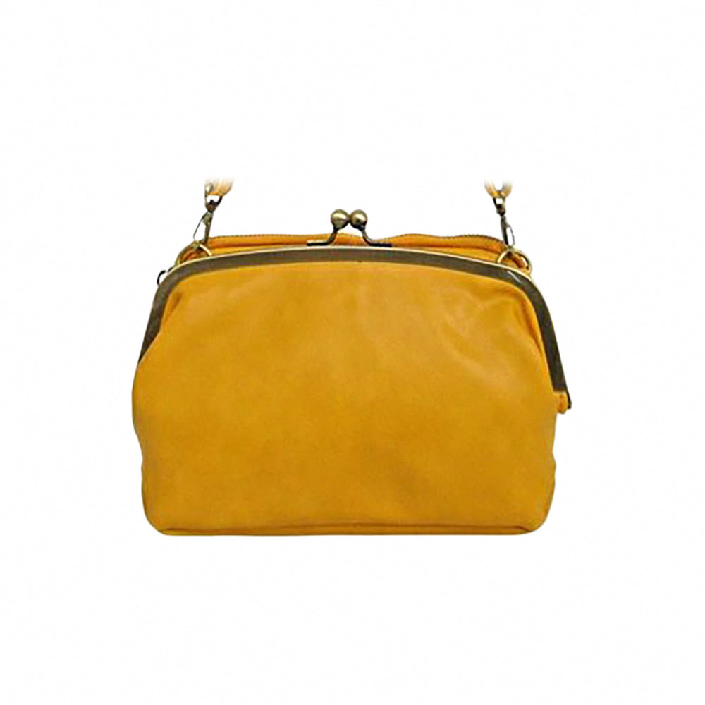Chic Parisian Multifunctional Leather Crossbody Bag
