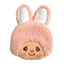 Monchhichi backpack, super soft to the touch, plush texture, character shape, fluffy, cute, light and easy to store, the best choice for gifts